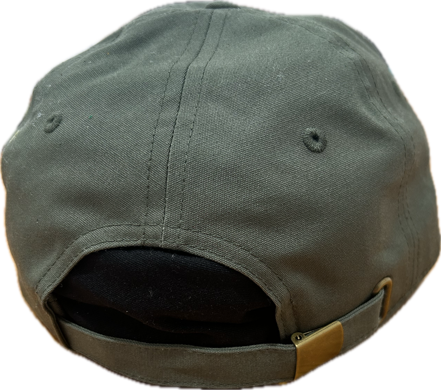 Classic Olive coloured 6 panel cap