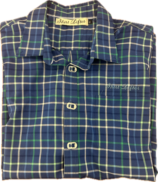 Blue Checks Xl
